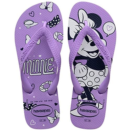 Image of Havaianas Top Disney Unisex Adults FlipFlop Prisma Purple 4.5/5 UK