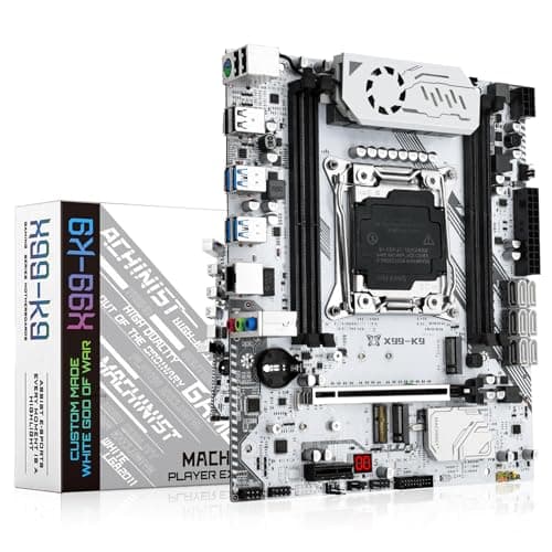Image of MACHINIST X99 LGA 2011-V3 Motherboard, Intel 5th/6th Gen Computer Server Motherboard for Intel Xeon E5 V3/V4, Core i7 (Micro ATX, PCIe 3.0, Dual M.2 Slot, SATA 6Gb/s, DDR4 ECC)