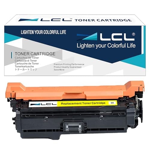 Image of LCL Remanufactured Toner Cartridge CE402A 507A Replacement for HP Laserjet Enterprise 500 color M551 M551N M551DN M551XH M575f M575c M575dn M570dw (1 Yellow)