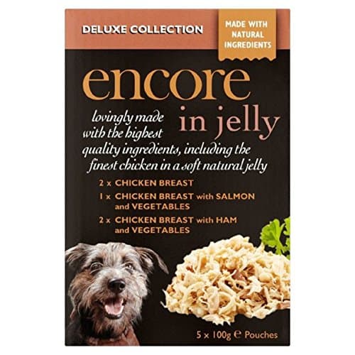 Image of Encore Deluxe Collection Dog Pouch in Jelly 5 x 100g (PACK OF 4)