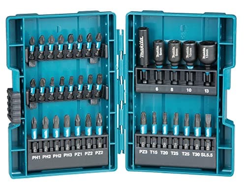 Image of Makita B-66880 Makita Impact Face Bit Set Black - 35 Pieces