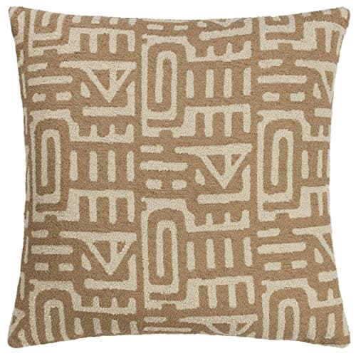 Image of furn. Hoem Samos Polyester Filled Cushion, Toffee/Nougat, 60 x 60cm