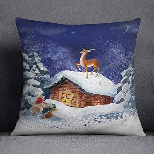 Image of Bonamaison Decorative Cushion Cover, Polycotton, Multicolor, 45X45
