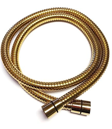 Image of Triton Showers Shower Hose, 1.25 Metres, Gold, Anti Kink, Universal Fit, Shower Parts Replacement, Triton Spares