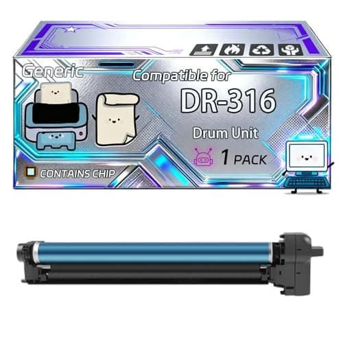 Image of DR-316 Drum Unit Compatible for Konica Minolta Bizhub 300 i 301 i 360 ii 361 i Printers, With Chip, 80000 Pages, Vibrant Colours (1 Pack Magenta)