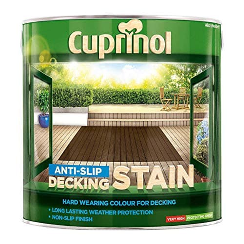 Image of Cuprinol Anti-Slip Decking Stain 5L - Hampshire Oak