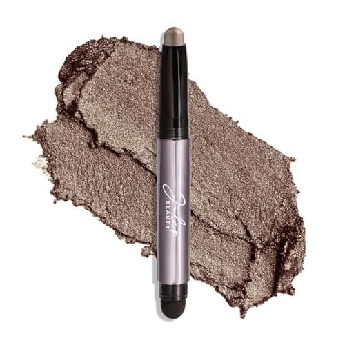 Image of Julep Eyeshadow 101 Crème-to-Powder Eyeshadow Stick (Taupe Shimmer) Long-Lasting, Waterproof Eye Shadow - Blendable, Crease-Proof with Built-In Smudger