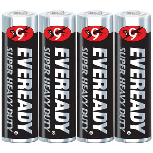 Image of Eveready Super Heavy Duty Battery Size Aa Blister Pack 4