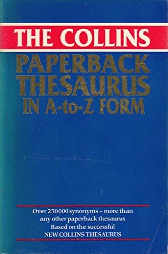 Image of The Collins Paperback Thesaurus in A-Z Form