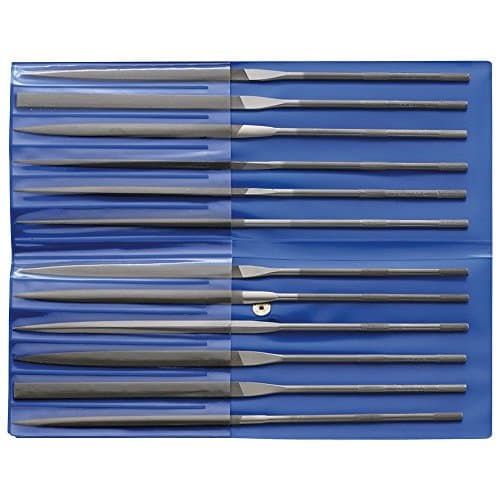 Image of Pferd 266/16160H2 Cut 2 Type Needle File, Multi-Colour, 160 mm, Set of 12 Piece