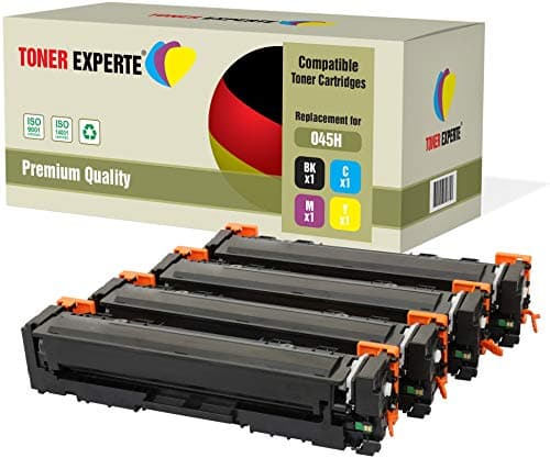 Image of TONER EXPERTE Set of 4 Compatible with 045H 045 Premium Toner Cartridges for i-SENSYS MF631Cn, MF633Cdw, MF635Cx, LBP611Cn, LBP613Cdw, imageCLASS MF632Cdw, MF634Cdw, LBP612Cdw