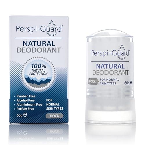 Image of Perspi-Guard 100% Natural Deodorant for Women & Men, Vegan, Aluminium Free Deodorant Stick Made from Tawas Crystals for Sweat & Odour Protection, 60 g
