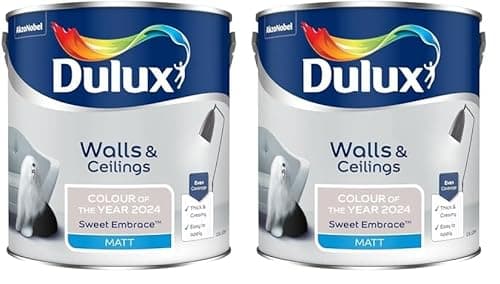 Image of Dulux Simply Refresh One Coat Matt Emulsion Paint Sweet Embrace - 2.5l (Pack of 2)