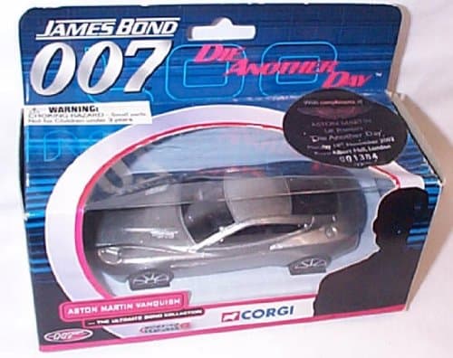 Image of corgi james bond 007 aston martin vanquish the ultimate bond collection diecast model