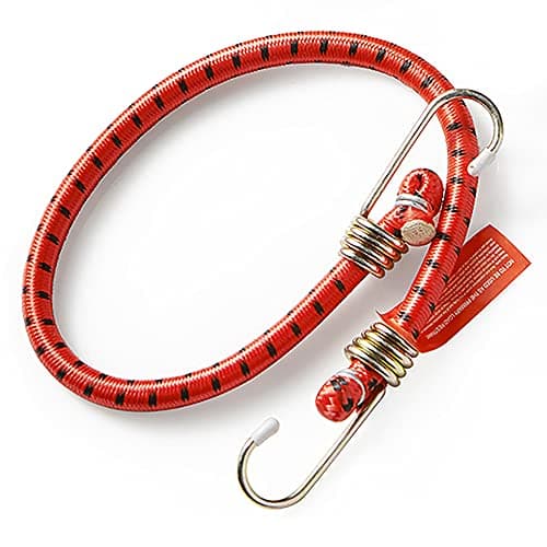 Image of Dekton 24" x 12MM Heavy Duty Bungee Cord | Ideal for Securing Luggage, Home, Garage, Workshop & Camping | Heavy Duty Zinc Plated Steel Hooks | Versatile for General Use | Durable Construction