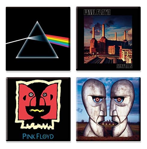 Image of Pink Floyd Dark Side of the Moon Official 4 x Fridge Magnet Gift Set One Size