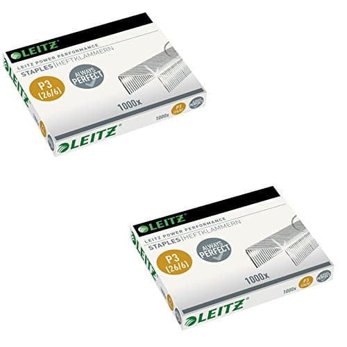 Image of Leitz 55720000 Power Performance P3 Staples 26/6 (Pack of 2)
