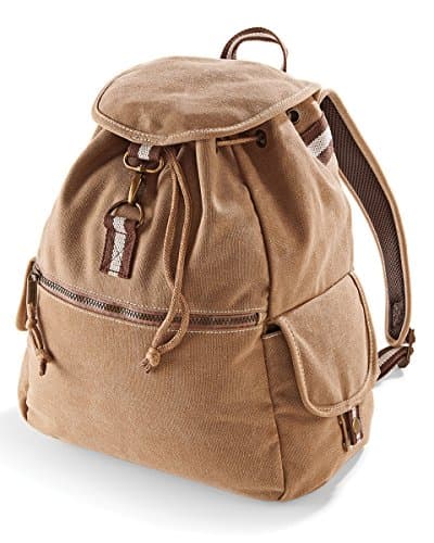 Image of Quadra Desert Canvas Backpack Colour=Sahara Size=O/S