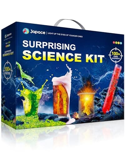 Image of Japace 100+ Science Lab Experiments Kits for Kids, STEM Activities Educational Scientist Toys for Boys Girls Chemistry Set, Cool Christmas Birthday Gift Ideas Holiday Suprise