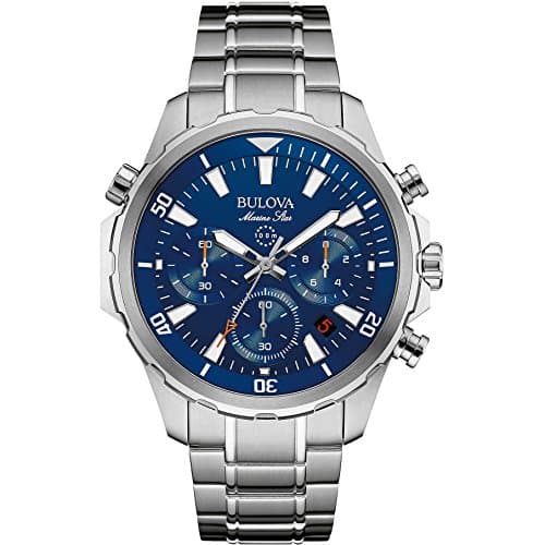 Image of Bulova Men's Chronograph Quartz Watch with Stainless Steel Strap 96B256