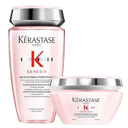 Image of Kérastase Genesis Bain Hydra-Fortifiant 250ml & Masque Reconstituant 200ml Duo