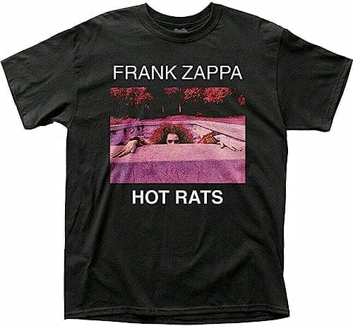 Image of Frank Zappa Hot Rats T Shirt Mens Rock N Roll Music Retro Band XXX-Large Black