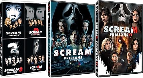 Image of Scream Complete 1 - 6 : Scream 4-Movie Collection / Scream (2022) / Scream VI (Scream DVD 3-Pack)