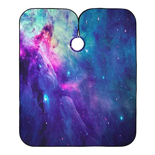 Image of Hairdressers Salon Cape Stellar Space Barber Apron Cape Waterproof Hairdressers Gown Unisex Hairdressing Apron For Hairdressing Salon Barber