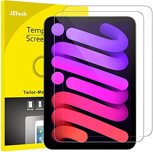 Image of JETech Screen Protector for iPad mini (A17 Pro, 2024 Model, 7th Generation) / mini 6 (2021 Model, 6th Generation), 8.3-Inch, Tempered Glass Film, 2-Pack