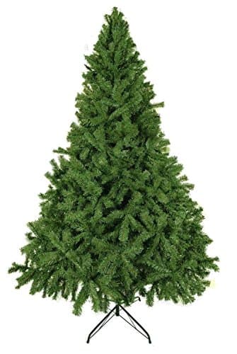 Image of Luxury 5ft 6ft 7ft 8ft 9ft 10ft 12ft Green Artificial Christmas Trees -Bushy High Tip Count Xmas Trees (7ft / 210cm)