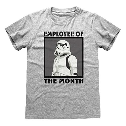 Image of Star Wars T-Shirt-Employee of The Month S, Sport Grey, S Men's, Grey Sport, One Size