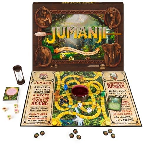 Image of Jumanji The Game, The Classic Adventure Board Game for Kids and Families Aged 8 and Up