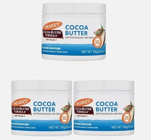 Image of Palmer's Cocoa Butter Bonus Jar 24 Hour Moisture Softens,Smoothes 100g (3 Tubs)