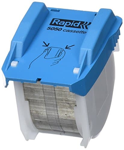 Image of Rapid R5050 Staple Refill Cassette, For Stapling up to 50 Sheets, Use with the Rapid 5050e Electric Stapler, Pack of 3 Cartridges, 15000 Staples, 20993501