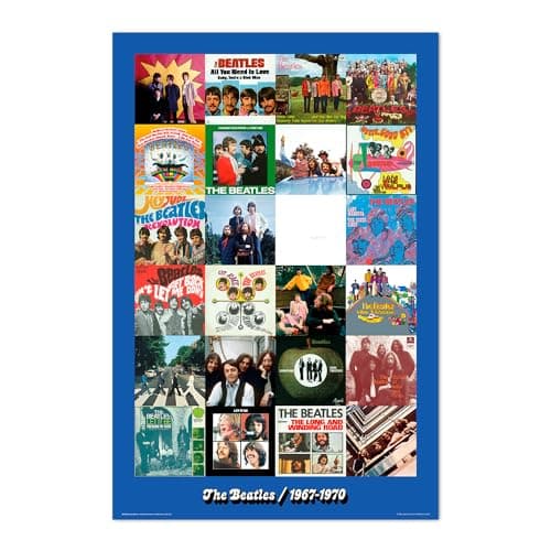Image of Grupo Erik Poster The Beatles Era 1967-1970 - 36 x 24 inches / 91.5 x 61 cm - Shipped Rolled Up - Cool Posters, Art Poster, Wall Posters & Prints