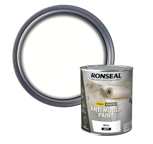 Image of Ronseal AMPWM750 Anti Mould Paint White Matt 750ml