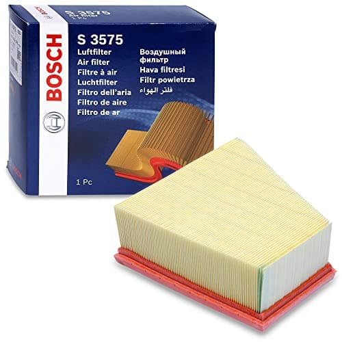 Image of Bosch S3575 Car Air Filter - Separates Particles from the Air Intake - Moisture-resistant plus High Tensile Strength