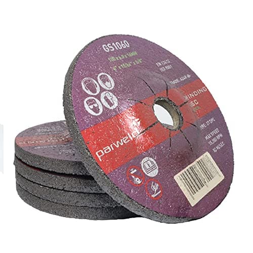 Image of (PACK OF 10) Parweld 100mm Grinding discs for steel (100 x 6.0 x 16mm) 4"