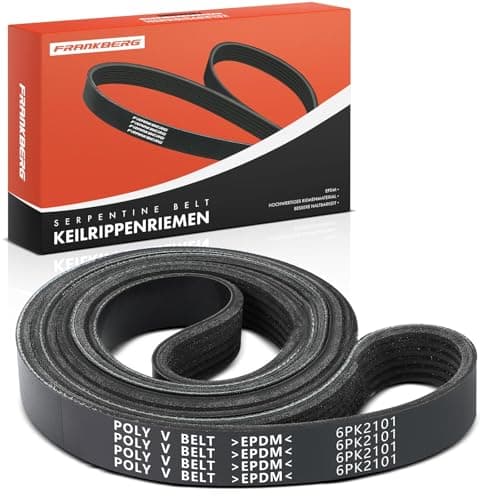 Image of Frankberg 1x Serpentine Belt Petrol/Diesel Compatible with Focus Saloon DFW Focus Turnier DNW C-Class W202 C36 C280 E-Class W124 E250 E-Class W210 E290 Replace# 4627167AA