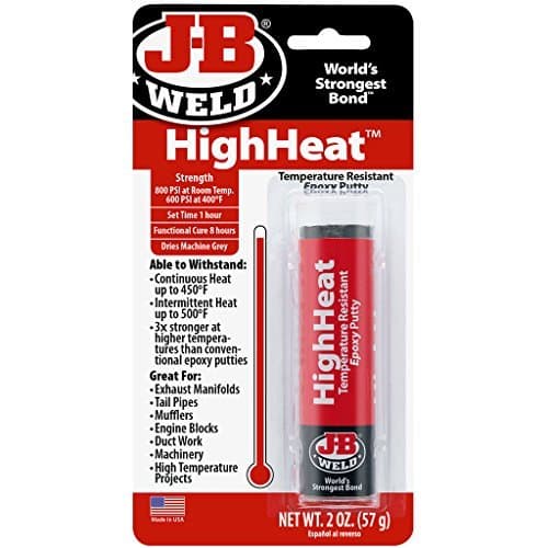 Image of J-B Weld 8297 HighHeat 500 Degree Epoxy Putty - 2 oz by J-B Weld
