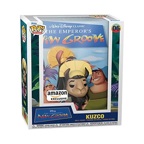 Image of Funko Pop! VHS Cover: Disney - Kuzco - Emperor's New Groove - Amazon Exclusive - Collectable Vinyl Figure - Gift Idea - Official Merchandise - Toys for Kids & Adults - Movies Fans