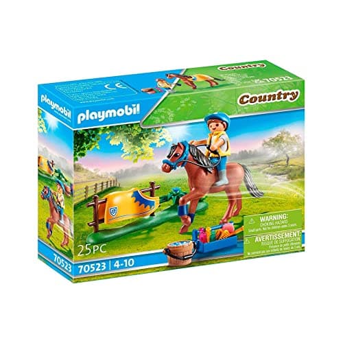 Image of Playmobil 70523 Collective Pony - Welsh, Fun Imaginative Role-Play, PlaySets Suitable for Children Ages 4+