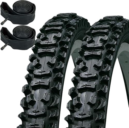 Image of Kenda Smoke 26" x 2.10 Mountain Bike Tyres with Schrader Tubes (Pair)