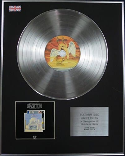 Image of Century Music Awards LED ZEPPELIN - CD Platinum Disc - THE SONG REMAINS THE SAME