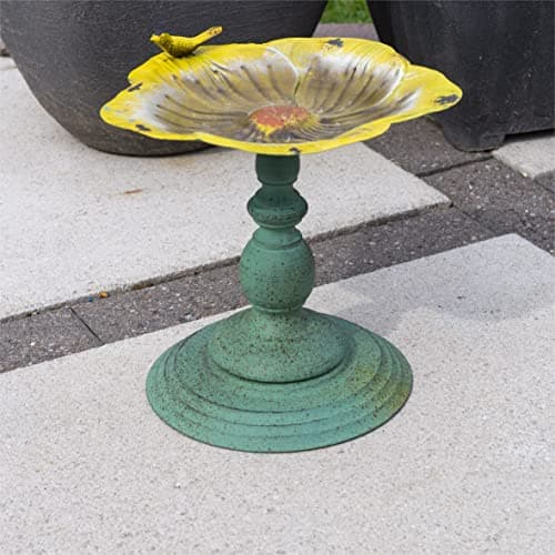 Image of Ornamental Pedestal Bird Bath - enhance the beauty of your garden and attract a large variety of wild birds