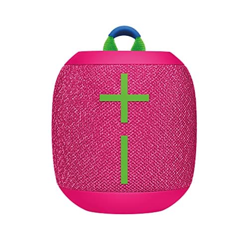 Image of Ultimate Eers Wonderboom 3, Small Portable Wireless Bluetooth Speaker, Big Bass 360-Degree Sound for Outdoors, Waterproof, Dustproof IP67, Floatable, 40 m Range - Pink