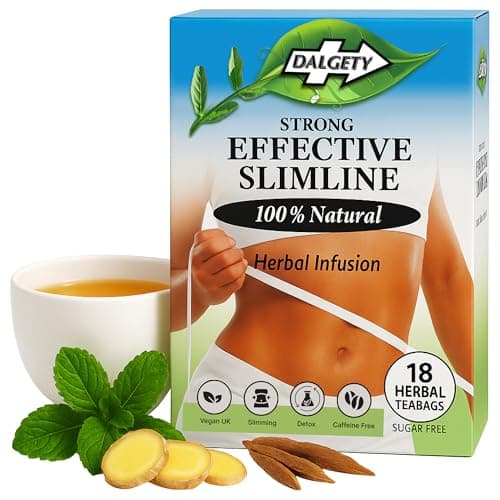 Image of Dalgety Effective Slimline Herbal Infusion 6x40g Cartons - 100% Natural, Caffeine Free Tea (Total 108 Teabags) – Our Slimming Tea is Packed with Unique Health Benefits (6 Pack)