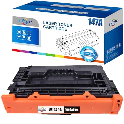 Image of ECSC Toner Cartridge W1470A For Printer, Compatible With HP Laserjet Enterprise Flow MFP M635z MFP M636z M610 M610dn M610n M611 M611dn M611n (Black, 1-Pack)