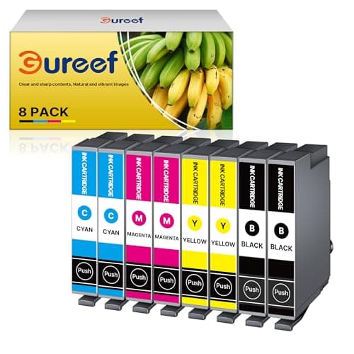 Image of Gureef Compatible with 604XL Ink Cartridges for Epson XP2200 Ink Compatible with XP 3200 XP 4200 XP-4205 XP-2205 XP-3205 WF-2935 (8 Pack)