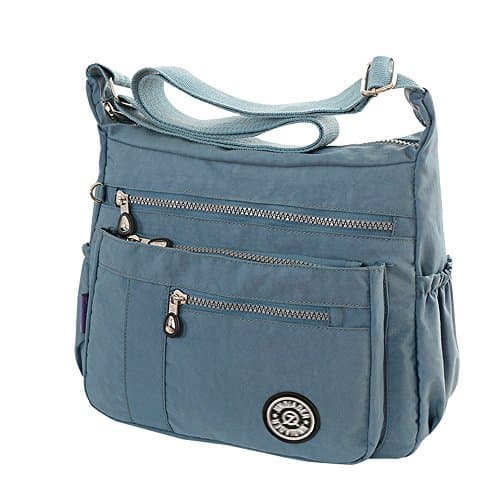 Image of SellerFun Multipurpose Messenger Bag Shoulder Bag Hangbag for Women and Girls(B10 Rouge Grey, 8L)